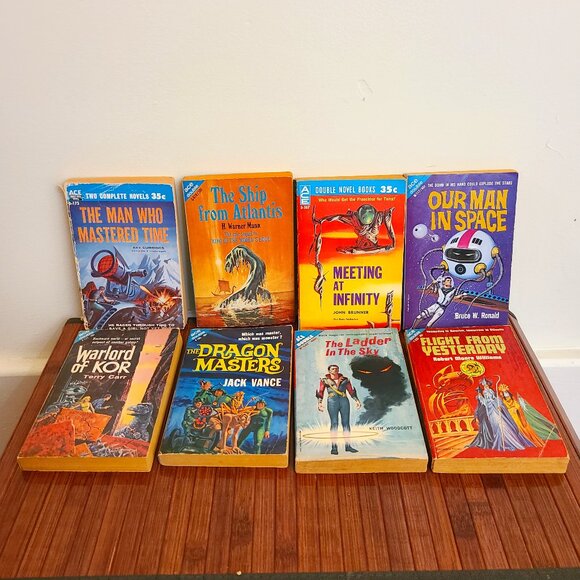 25 Vintage ACE Doublesided Sci Fi Paperbacks - Picture 6 of 14
